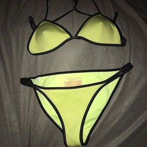 VS neon yellow bikini